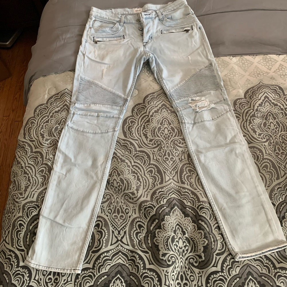 Used Men’s Hudson Biker Moto Jeans